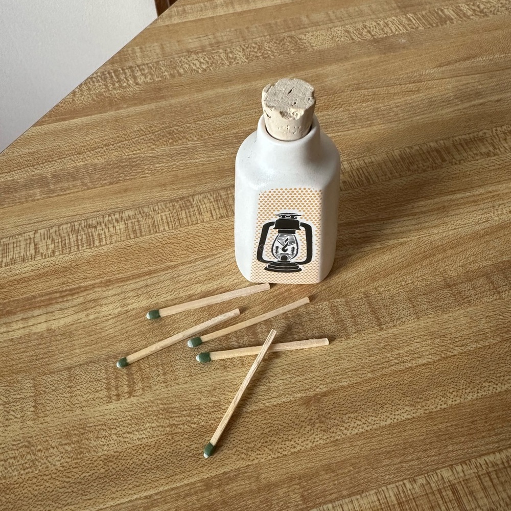 Good & Well Supply Co. match holder with strike surface